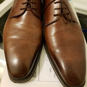 Magnanni Brown Leather Oxfords